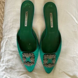 Manolo Blahnik Hangisi Mule - Size 41 / 10